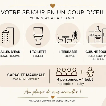 Le Rosacker - Proche Centre Et Gare - Terrasse - Parking Gratuit 2 Places - 2 - 2 Salles De Bain - Netflix Appartement